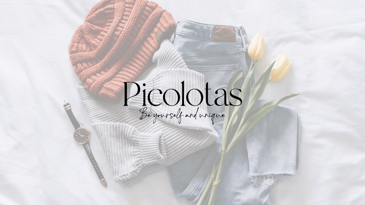 Identidad de marca de Picolotas Cloth, indumentaria